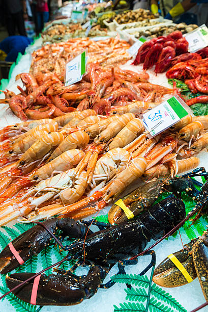 istock lobsters, shrimps and prawns 522345551