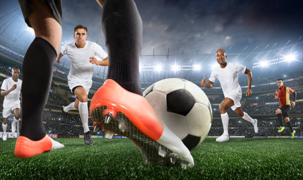 istock Soccer players in action 522345709