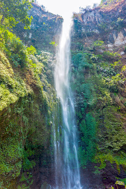 Coban Rondo Waterfall stock photo