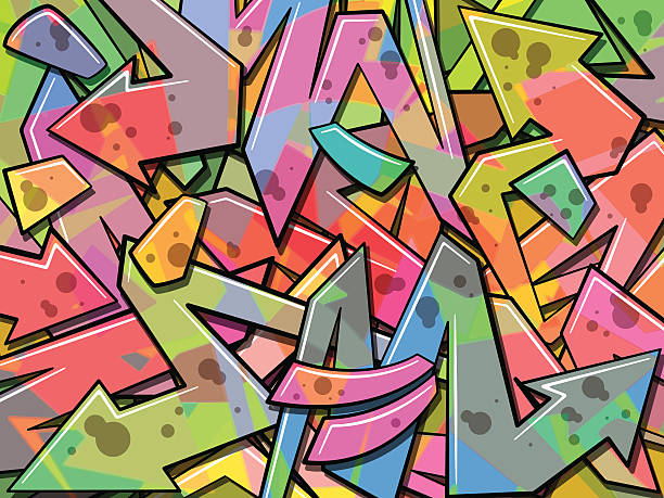 graffiti tło - graffiti wall backgrounds grunge stock illustrations