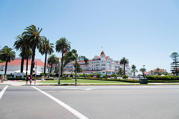 das hotel del coronado - hotel del coronado stock-fotos und bilder