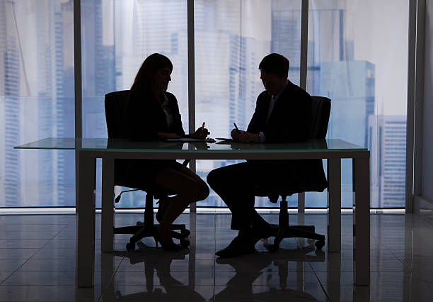 istock Business People Discussing At Desk In Office 522359923