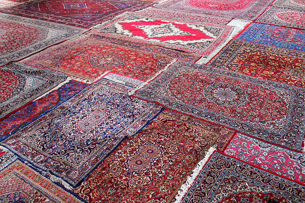 istock Mosaic of Iranian carpets I 522367940