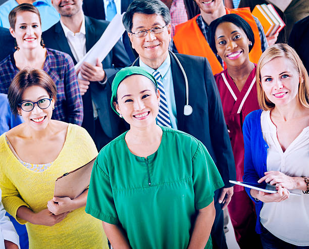 istock Group of Diverse People with Different Occupations Concept 522368378