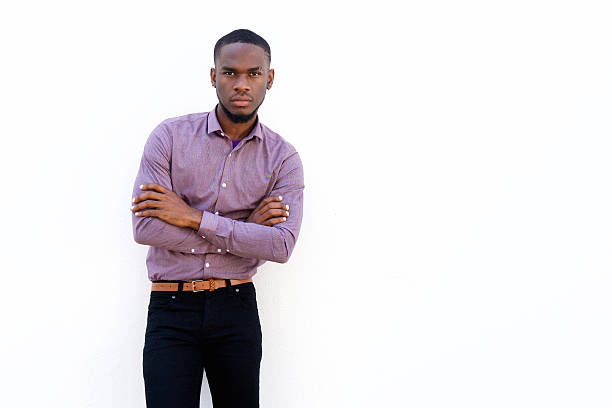 istock Young african man standing with his arms crossed 522371576