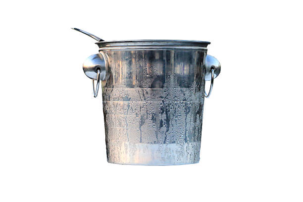 istock Champagne bucket on the white background 522372162