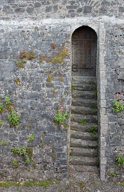 istock Stairway to Old Medieval Door 522372610