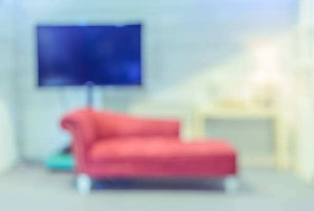 istock Blur image of modern living room interior 522374710