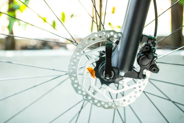 istock Disk brake Wheel of Bike 522377863