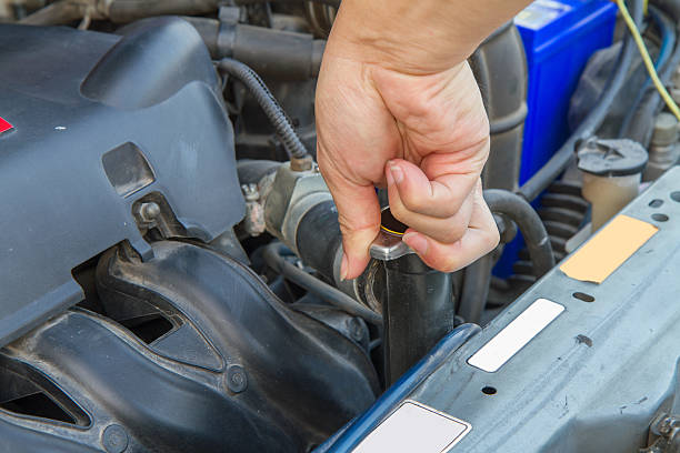 istock open the car radiator valve 522378798
