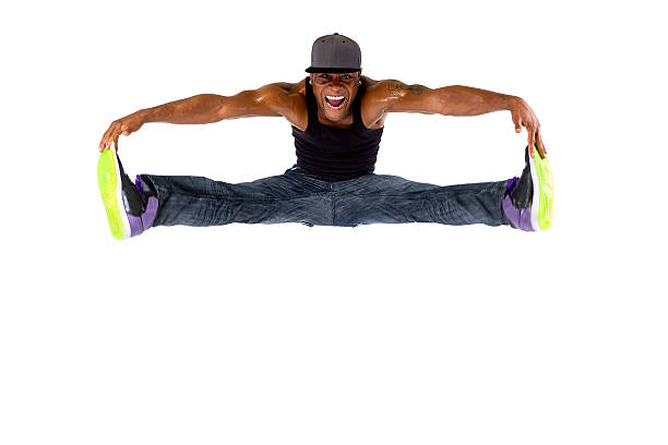 Hip Hop Dancer Jumping or Parkour