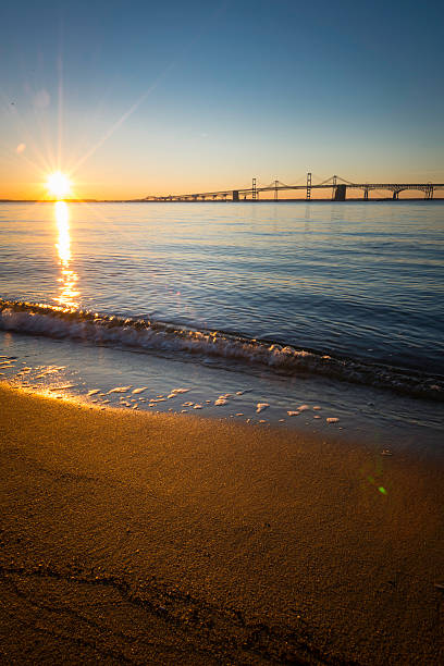 istock Sunrise Over the Chesapeake Bay Bridge Vertical 522382081