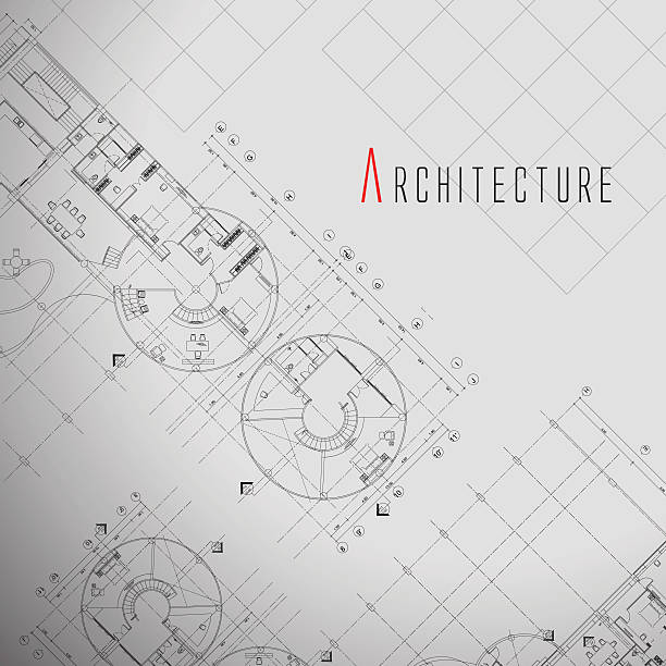 illustrazioni stock, clip art, cartoni animati e icone di tendenza di architettura sfondo. - vehicle interior construction blueprint plan