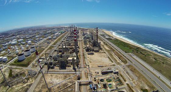 View of the PetrolGALP in Leça da Palmeira