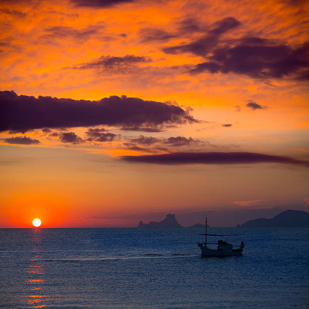 istock Ibiza sunset view from formentera Island 522383153