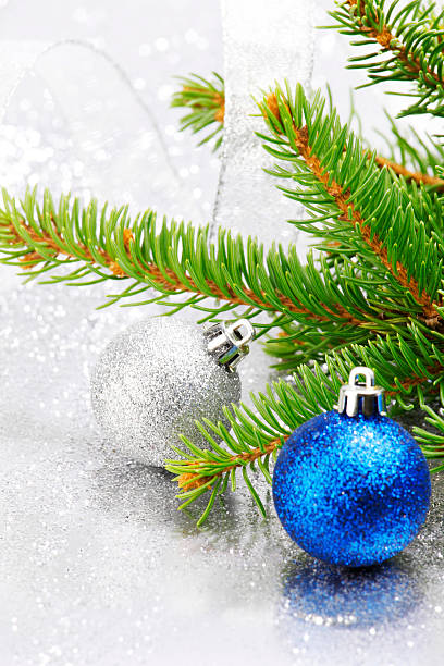 istock Christmas fir and decoration 522384431