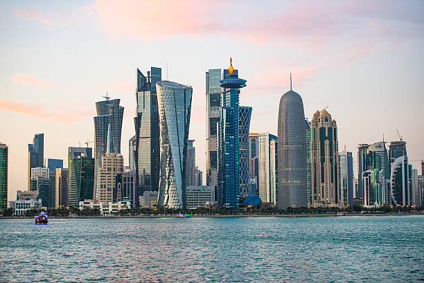 istock City Skyline and buildings  - Doha , Qatar 522386360