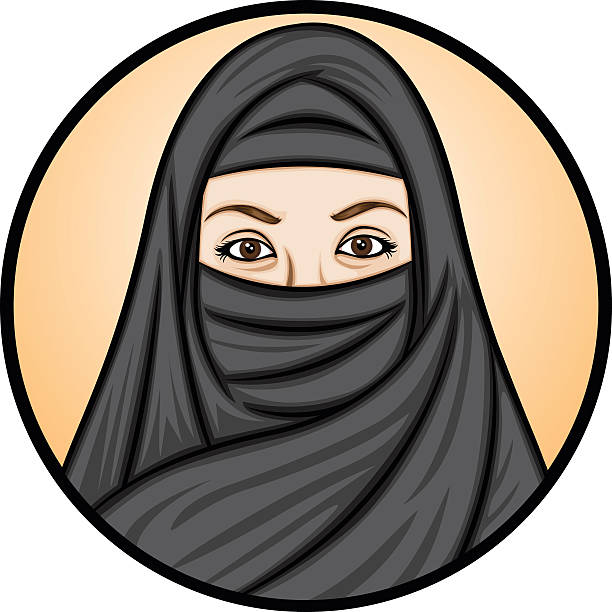 bildbanksillustrationer, clip art samt tecknat material och ikoner med beautiful muslim woman - iranian girl