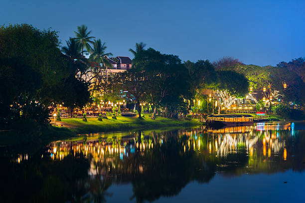 istock Night view Ping River Chiang Mai,Chiangmai,Thailand. 522389846