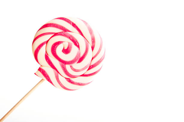 istock Swirl Lollipop isolated on white 522390488
