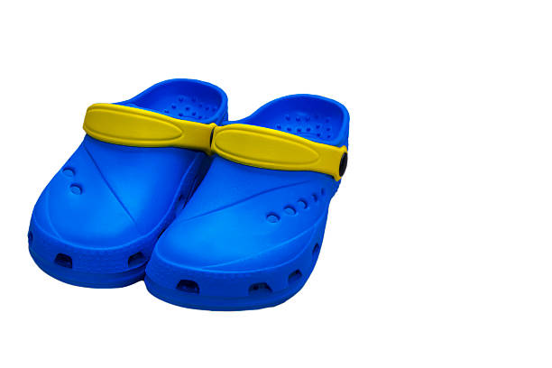 istock Children light beach summer shoes 522392726