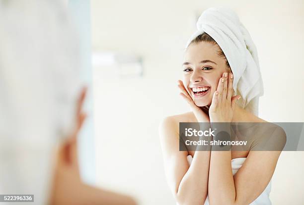 Facial Care Stock Photo - Download Image Now - Women, Human Face, Cleaning
