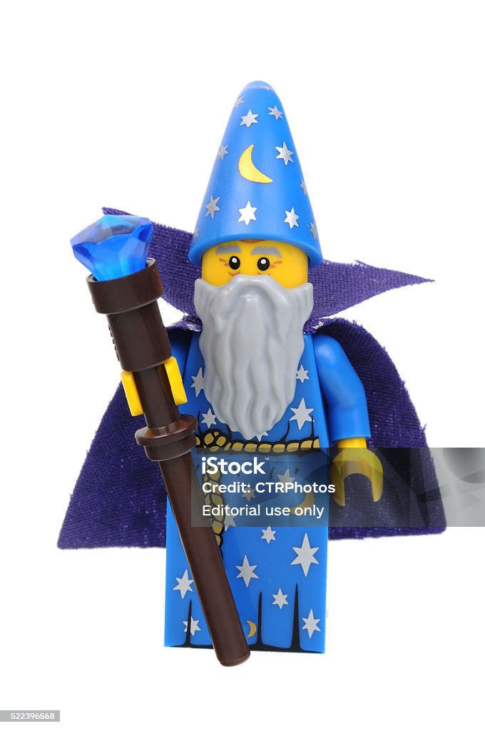 Wizard Lego Minifigure Photo Download Image Now - Wizard, Figurine, Clipping Path - iStock