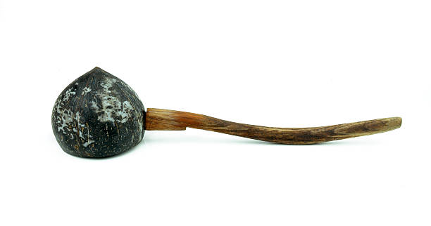 istock Dipper made from coconut shell, traditional container for drinki 522403859