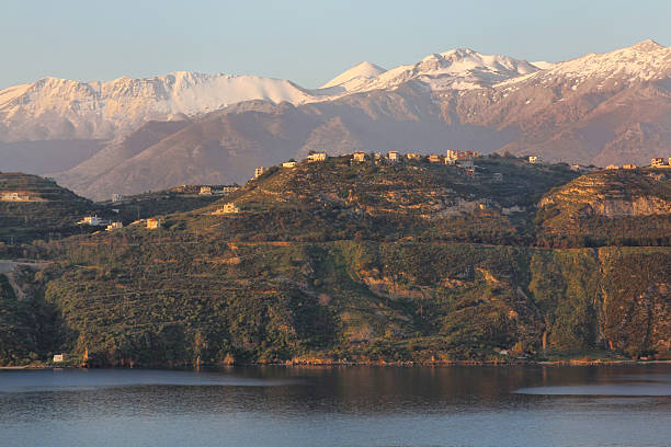 istock Panoramic view of north Cretan coast, Greece 522420237