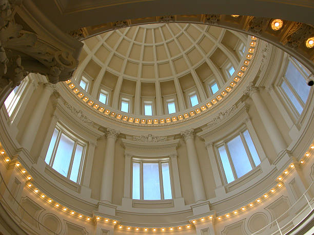 idaho state capitol rotunda - idaho state capitol foto e immagini stock