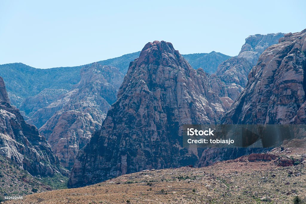 Red Rock Canyon, Nevada Arid Climate Stock Photo