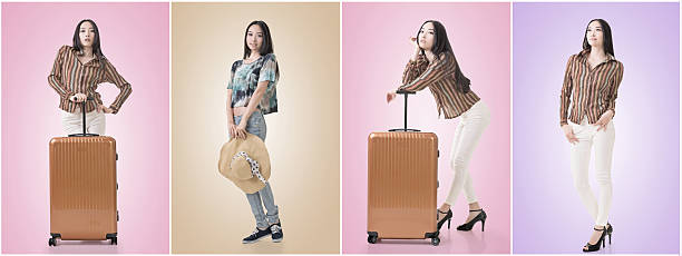 istock Asian beauty with hat 522424275