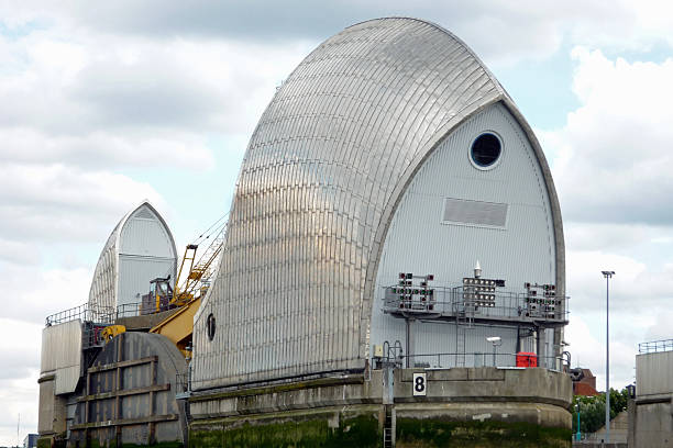 istock Close-up of the Thames Barrier 522425027