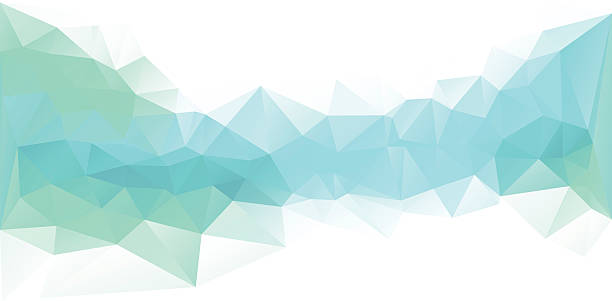 polygonal design blau - kristalle stock-grafiken, -clipart, -cartoons und -symbole