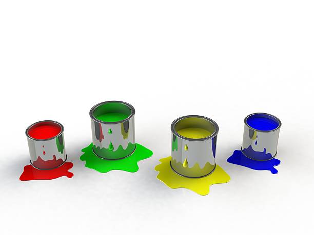 istock Color paint tank, abstract background 522441131