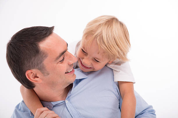 istock Happy family isolated on white background 522447243
