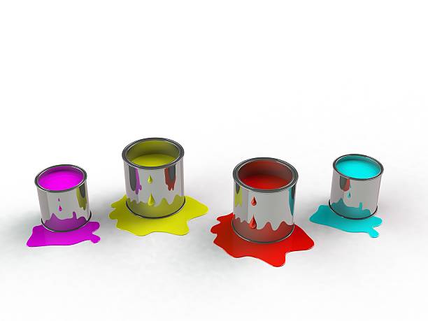 istock Color paint tank, abstract background 522447303