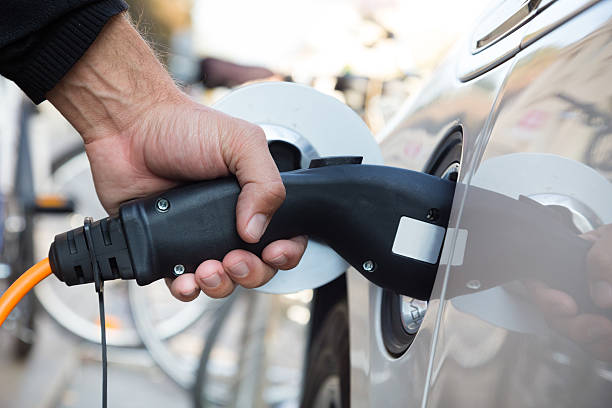istock Electric Car in Charging Station. 522452487