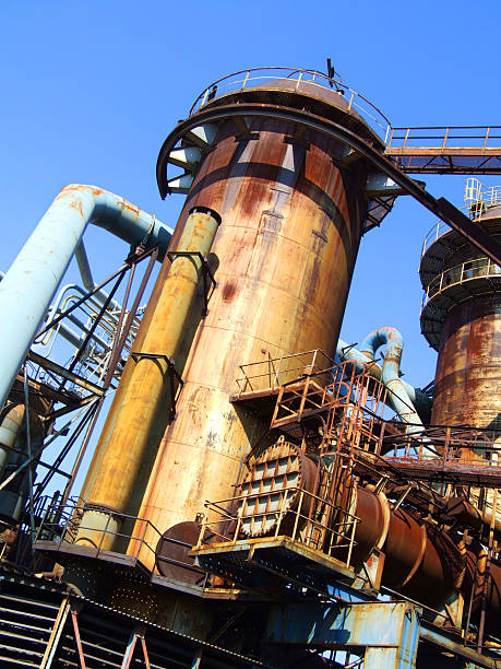 istock Blast Furnace, The Lower Vitkovice Area, Ostrava, Czech Republic 522456504