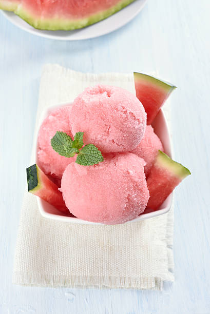 istock Watermelon sorbet ice cream 522457868