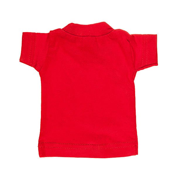 istock Red t-shirt over white 522457928