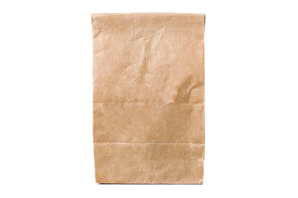 istock Craft paper bag isolated on white background 522462874