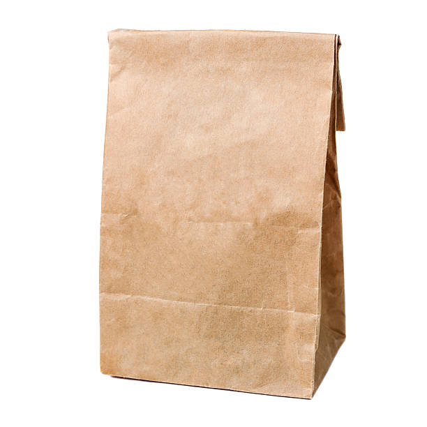istock Paper shopping bag isolated on white background 522462952