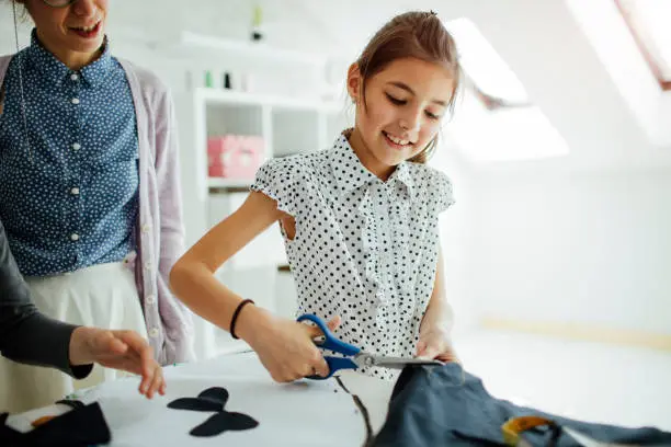 Photo of Sewing class for kids.