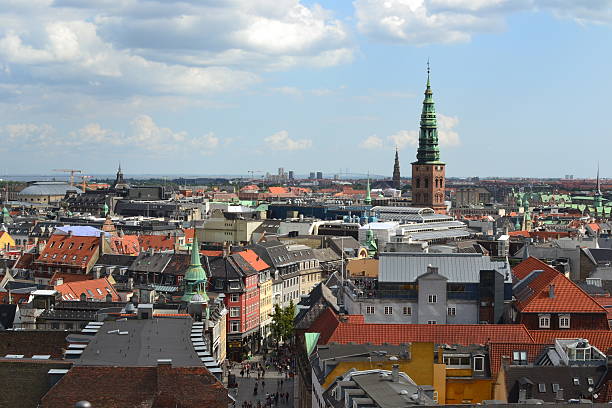 istock Rooftop View Of Copenhagen On a Sunny Day 522468471