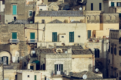 Sassi, old Matera cityscape