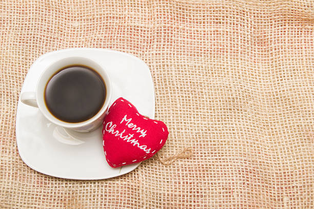 istock Coffee and Christmas heart 522470067