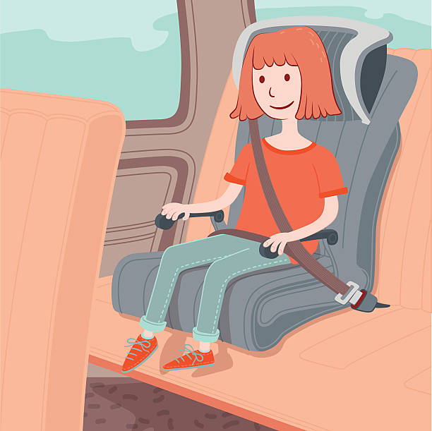 Child Safety Seat Stock Illustration - Download Image Now - Child, Car, Seat  Belt - iStock