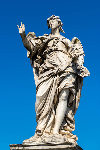 istock Angel statue on the Ponte Sant`Angelo in Rome 522472025
