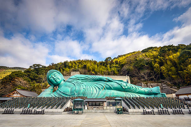 leżący budda w fukuoka - reclining buddha zdjęcia i obrazy z banku zdjęć
